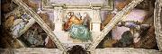 Michelangelo Buonarroti Frescoes above the entrance wall Sweden oil painting artist